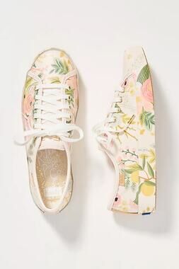 Keds x Rifle Paper Co Kickstart Sneakers pink floral sz 8